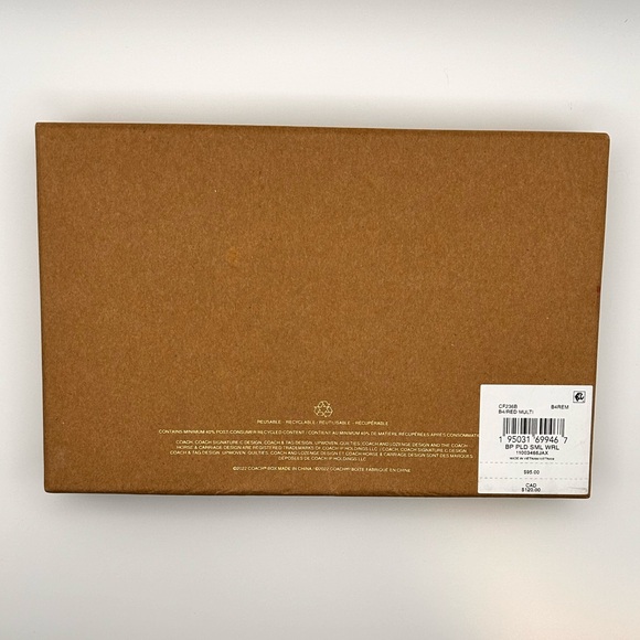 COACH | NWT in Box Large Red Plaid Wristlet - Picture 5 of 9